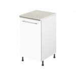 Тумба кухонная напольная со столешницей MODERN ALTO 500*600*850 белый глянец - Изображение 2