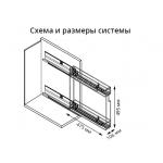Тумба-шкаф бутылочница с выдвижным механизмом «Стиль» 200*600*845 (мрамор), столешница мрамор - Изображение 6