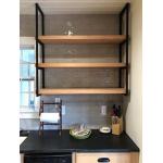 Полка LOFT Fantasy-3 настенно-потолочная 160х30х72 см, двойная / тройная (каркас у торца), ЛДСП / металл - Изображение 4