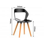 Стул BARK (черный) PP1104B - Изображение 3