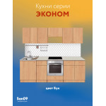 Комплект для кухни: Тумба - подстолье Эконом 50х60, бук (комплект: мойка, смеситель, гофрированный отвод, крепления) - Изображение 18