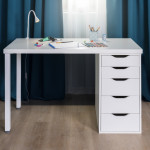 Ингар 1/5Т стол письменный 120x75x55, белый - Изображение 4