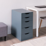 Ингар 5 комод 36x71x53, серо-бирюзовый - Изображение 5