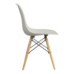 Кухонные стулья Ergozen Eames DSW Pro (4 шт комплект) Бежевый - Изображение 2
