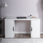 Ингар 2/ДВ/ДВ стол письменный 140x75x55, белый - Изображение 4