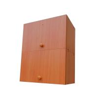 Шкаф настенный кухонный Эконом, с подъемным механизмом, сдвоенный 500 *300*630 - (ШВ502_Ol) Ольха