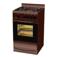 Газовая плита Лада PR 14.120-03Br, 4-х конфорочная, 54 л, 50 х 58 см, коричневая, щиток