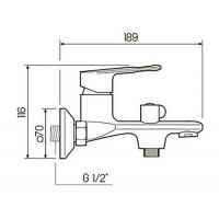 Смеситель РМС для ванны SL134-009E