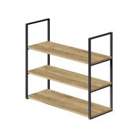 Полка LOFT Fantasy-3 настенно-потолочная 80х30х72см, тройная (каркас у торца), ЛДСП / металл