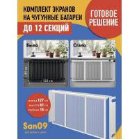 Комплект экранов для чугунных радиаторов "Классик" до 12 секций