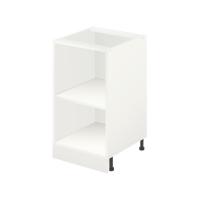 Корпус тумбы кухонной напольной с выдвижным ящиком без фасадов 400*565*850, белый