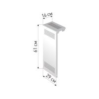 Экран для радиатора "Delta-Max" 61*29*16 Белый