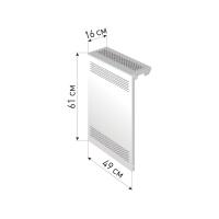 Экран для радиатора "Delta-Max" 61*49*16 Белый