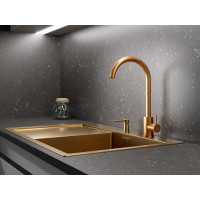 Смеситель РМС для кухни SUS124G- 017F, d35 мм