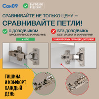 Кухонная мебель набор 3 Эконом. Предметов: 7. Орех