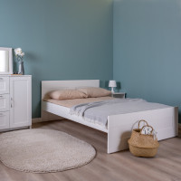СИРИУС кровать двойная 140х200 белая RU