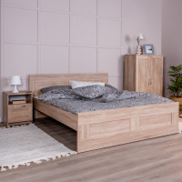 СИРИУС кровать двойная 160х200 сонома RU