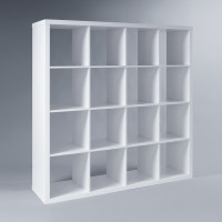 Фора 16 стеллаж 146x146х38, белый