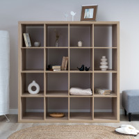 Фора 16 стеллаж 146x146х38, дуб скандинавский