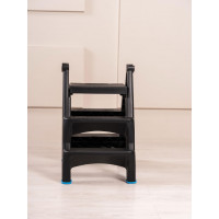 Стремянка пластиковая Steppix (black), PP1730