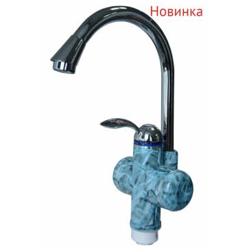 Кран мгновенного нагрева воды АКВАТЕРМ 3000 Вт. KA-001BL-MR (синий мрамор) - Изображение 1