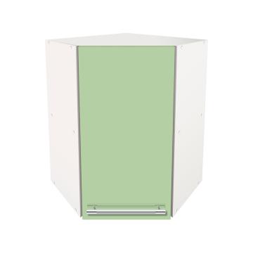 Шкаф настенный кухонный с полкой, угловой 600*300*720 MODERN ALTO фисташковый глянец - Изображение 1