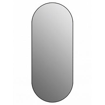 Зеркало Cersanit ECLIPSE smart 50*122 с подсветкой овальное черная рамка - Изображение 1