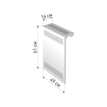 Экран для радиатора "Delta-Max" 61*49*16 Белый - Изображение 1