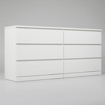 Варма 6Д комод 160х77х40, белый - Изображение 1