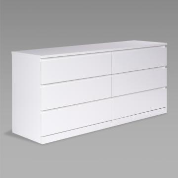 Варма Прайм 6Д комод 160x77x48, белый - Изображение 1